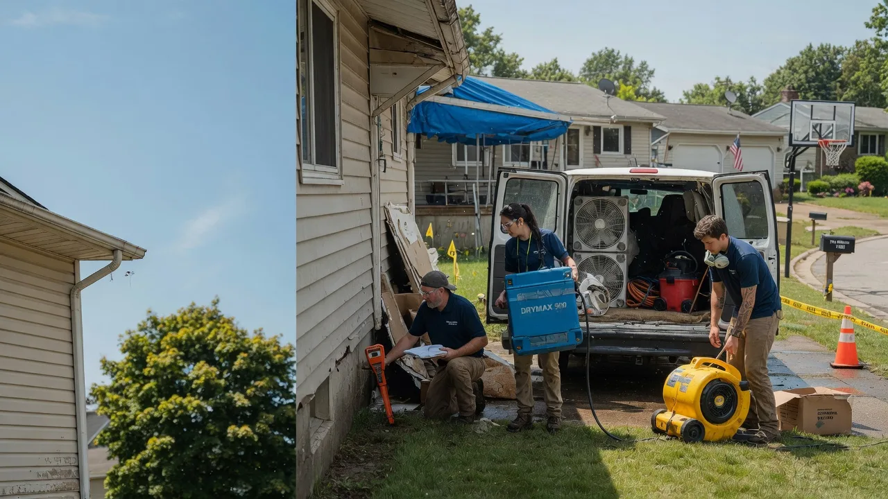 Ceiling Leak Cleanup in Jerome, MI near me
